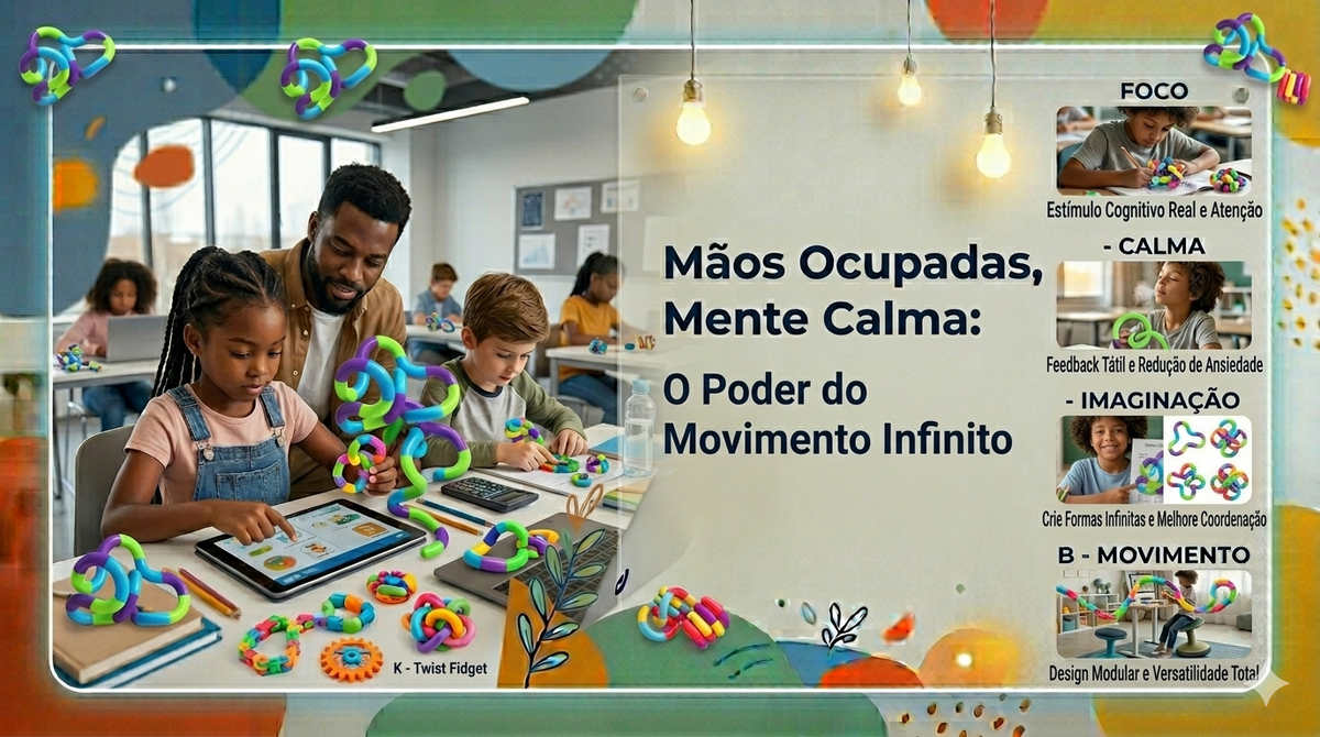 Mãos Ocupadas, Mente Focada: Por que o Kit Twist é o favorito para a hora dos estudos