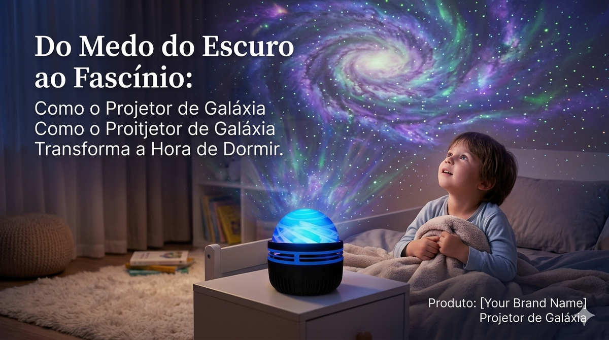 Do Medo do Escuro ao Fascínio: Como o Projetor de Galáxia Transforma a Hora de Dormir