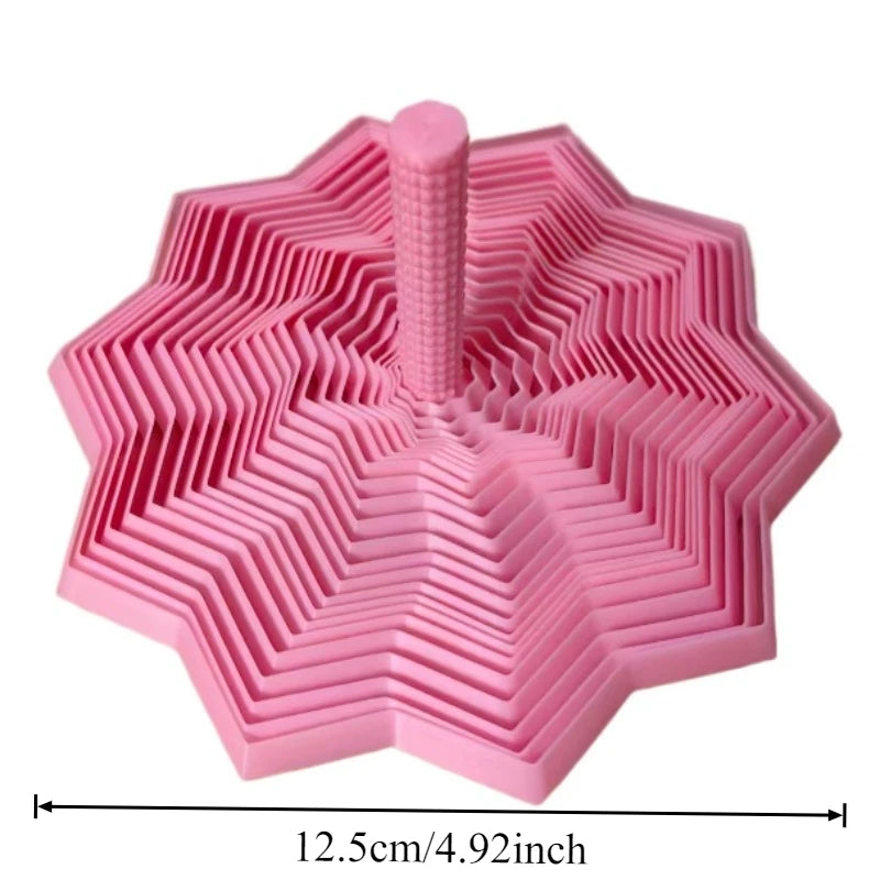 Brinquedo sensorial Estrela Sensorial 3D Hexa-Flow Zem Kids, girador expansível anti-estresse para crianças