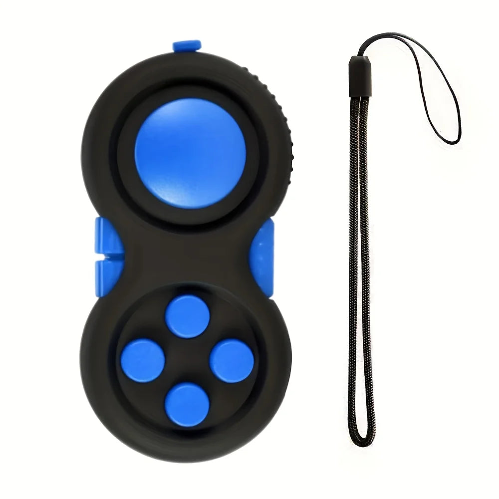Controle Fidget Pad Retrô Zemkids com 8 funções, brinquedo sensorial antiestresse e para melhorar o foco.