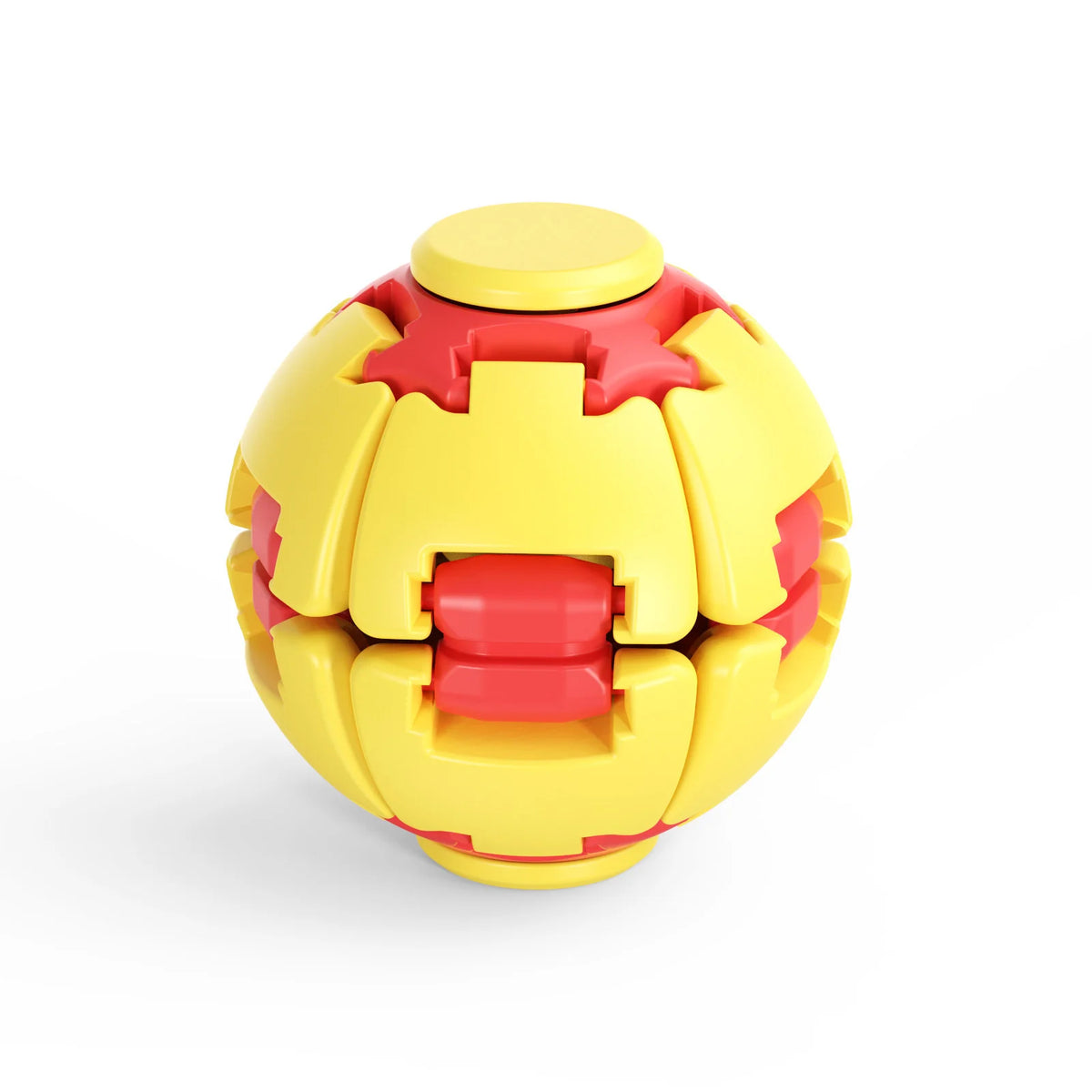 Bola sensorial cinética 3D Gear Ball da Zem Kids, brinquedo antistresse com espiral para fidget e estímulo sensorial.