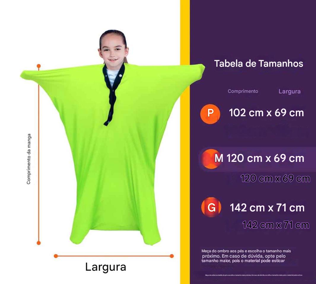 Meia Sensorial Corporal Zem Kids – Casulo de Pressão Profunda para Autismo, TDAH e Relaxamento - Zem Kids