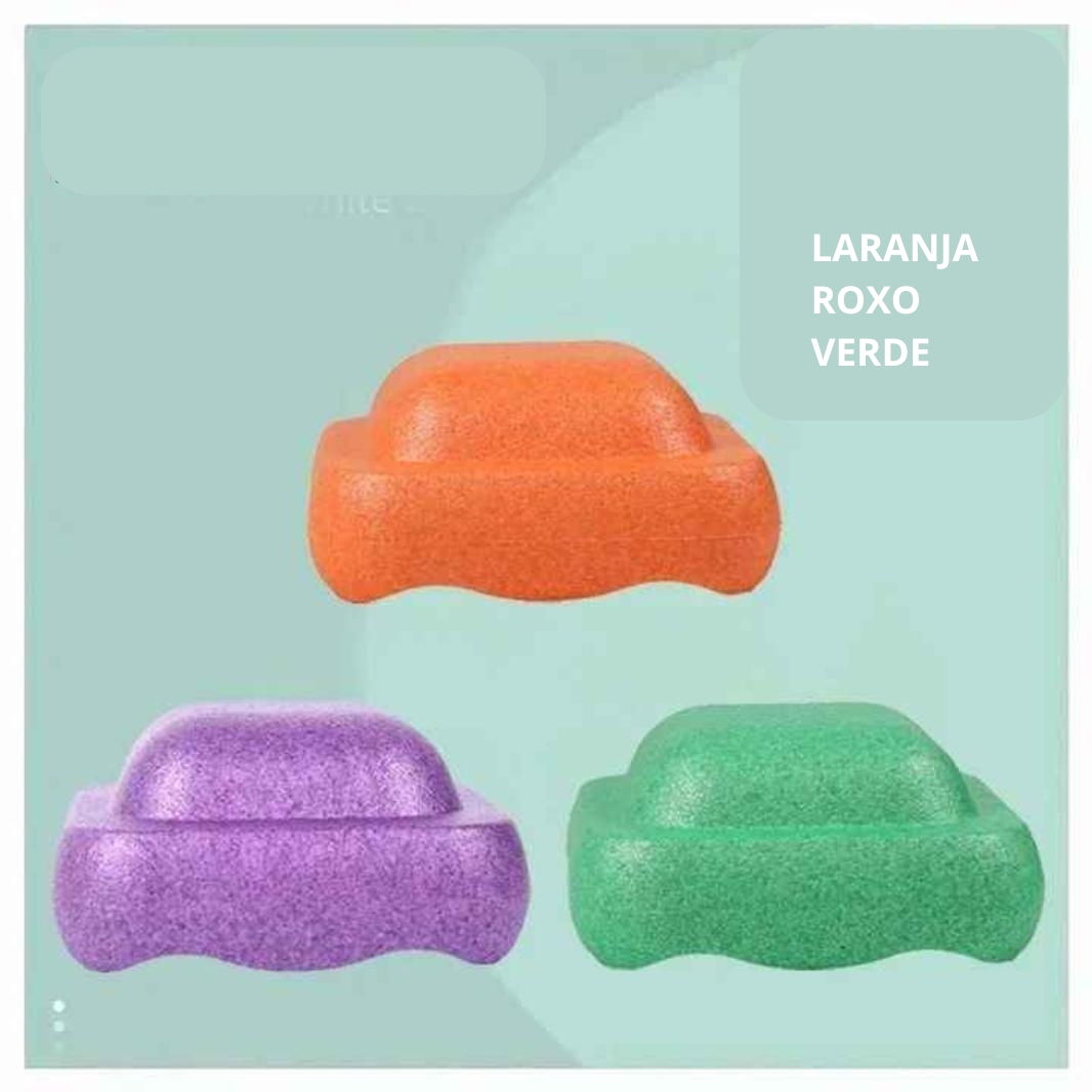 Kit Pedras de Equilíbrio Sensoriais Zem Kids – Kit Aventura e Coordenação (PVC Macio) - Zem Kids