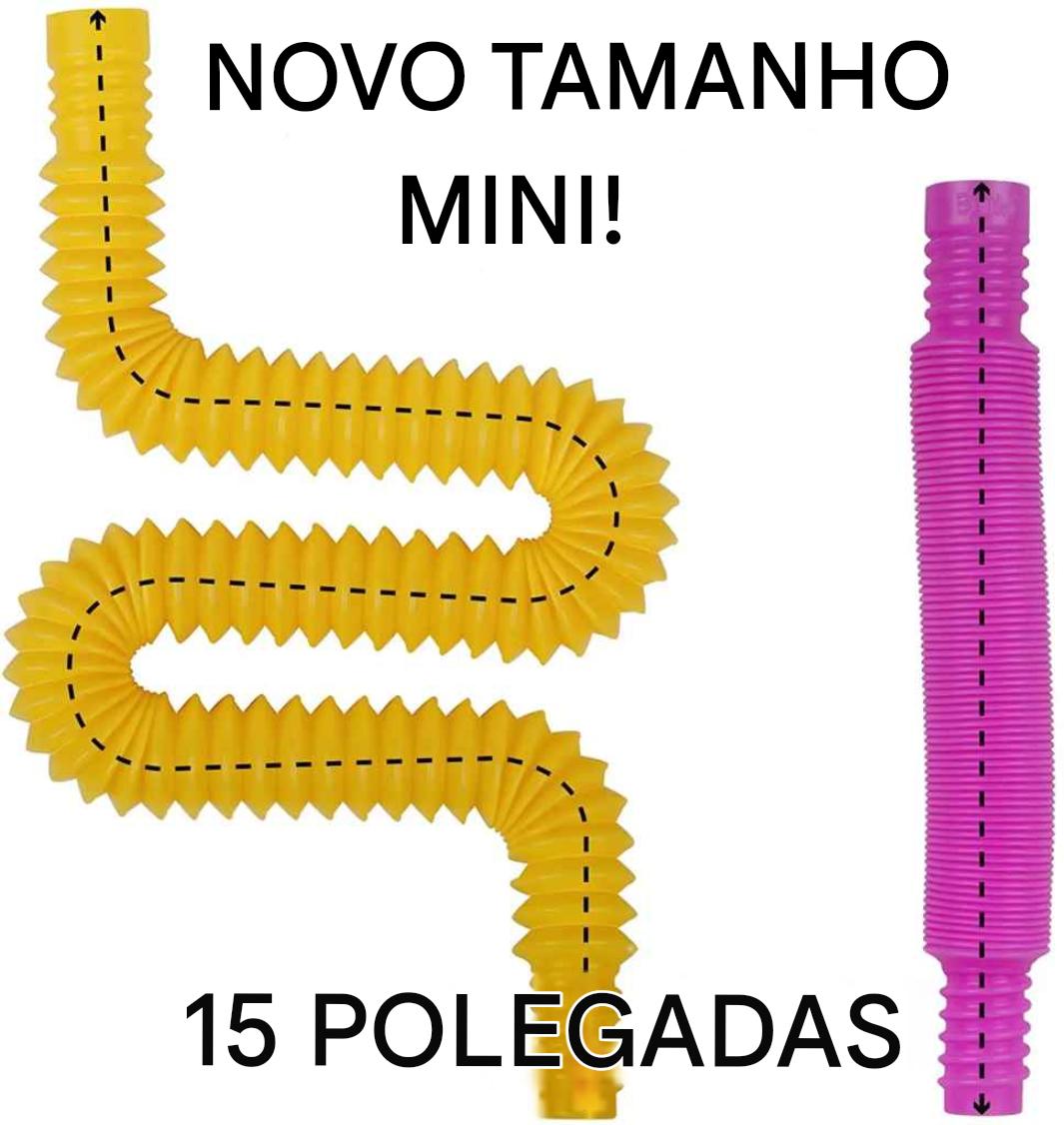 Kit Pop Tubes Sensoriais Zem Kids - Tubos de Esticar e Conectar (4 unidades) - Zem Kids