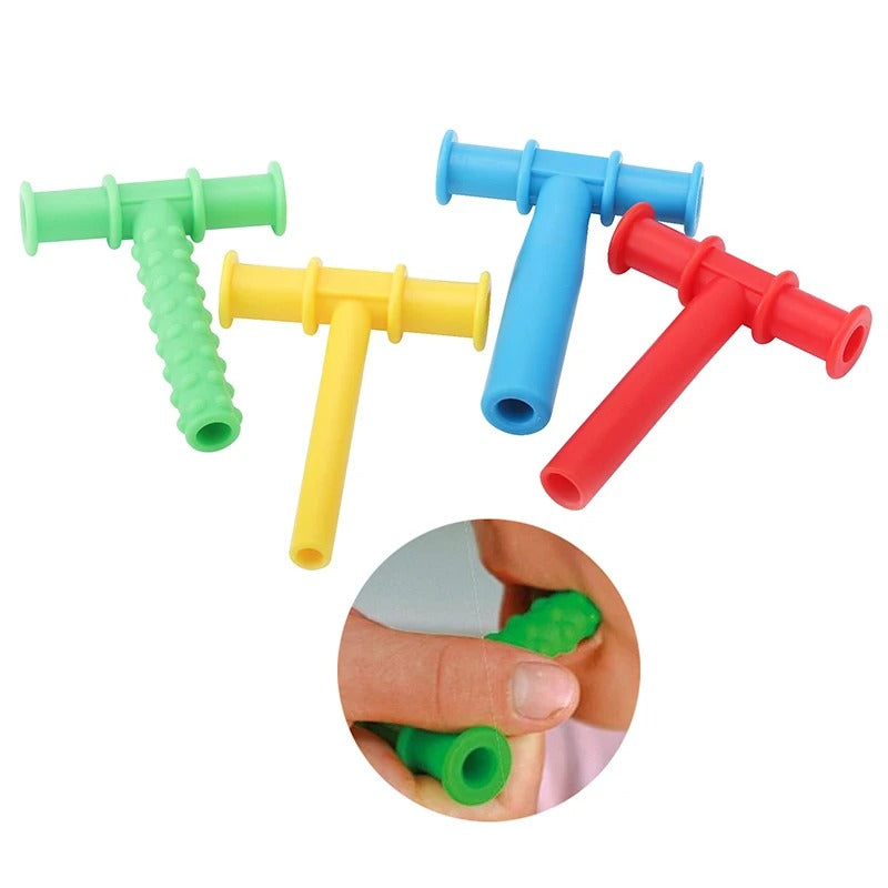 Tubo de Mastigação Terapêutico – Treinamento Motor Oral e Alívio Sensorial (TDAH/TEA) - Zem Kids