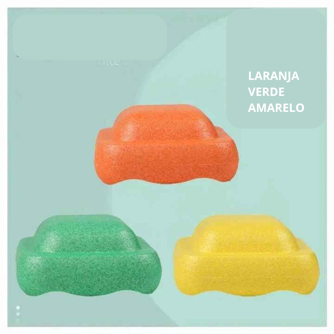 Kit Pedras de Equilíbrio Sensoriais Zem Kids – Kit Aventura e Coordenação (PVC Macio) - Zem Kids