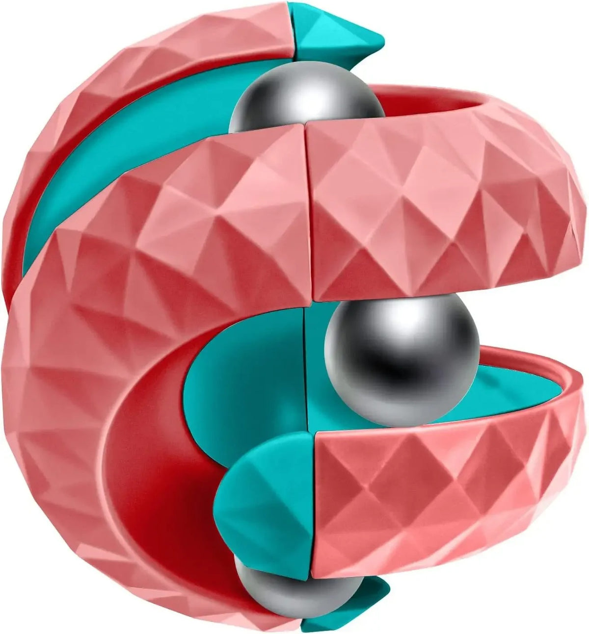 Cubo mágico de órbita anti-estresse Zem Kids, brinquedo sensorial criativo para aliviar ansiedade infantil, com cores vibrantes.