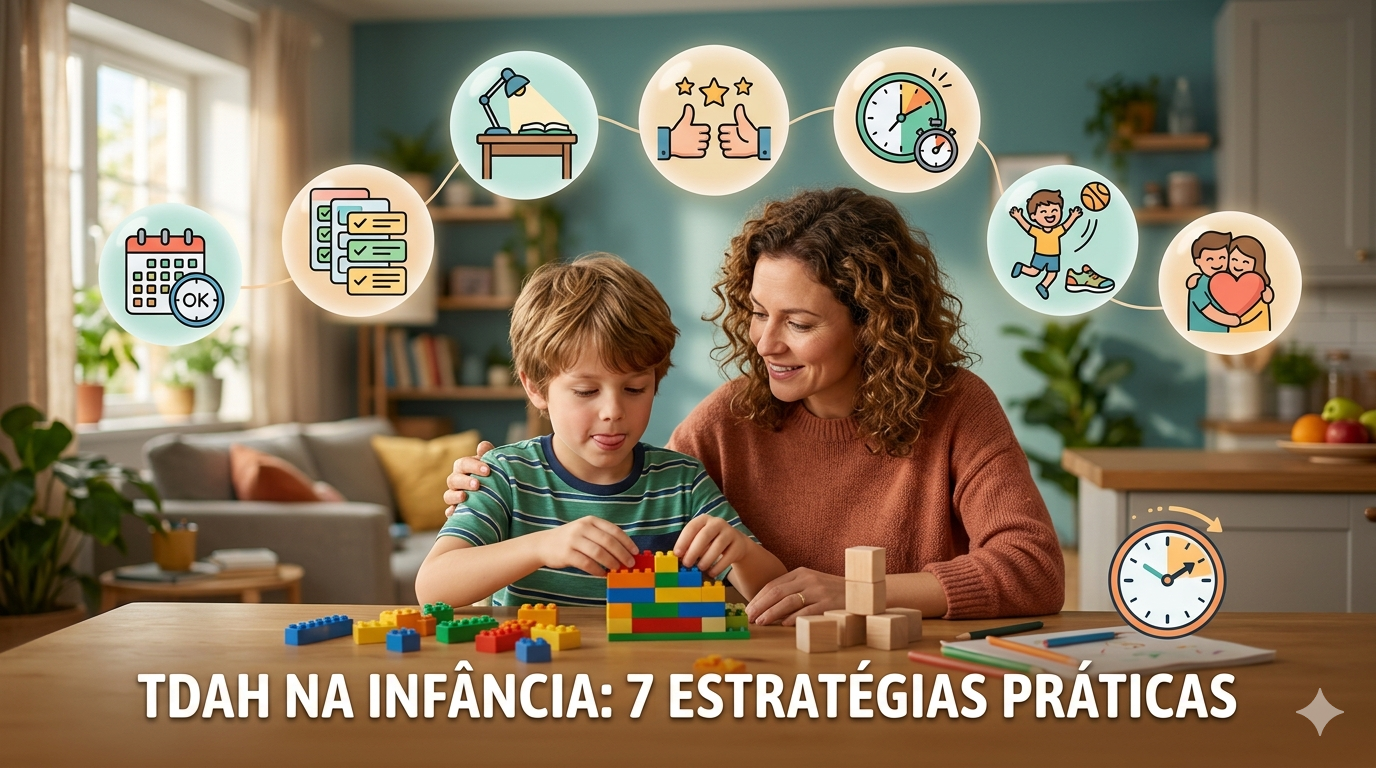 TDAH na Infância: 7 Estratégias Práticas para Facilitar o Dia a Dia em Família