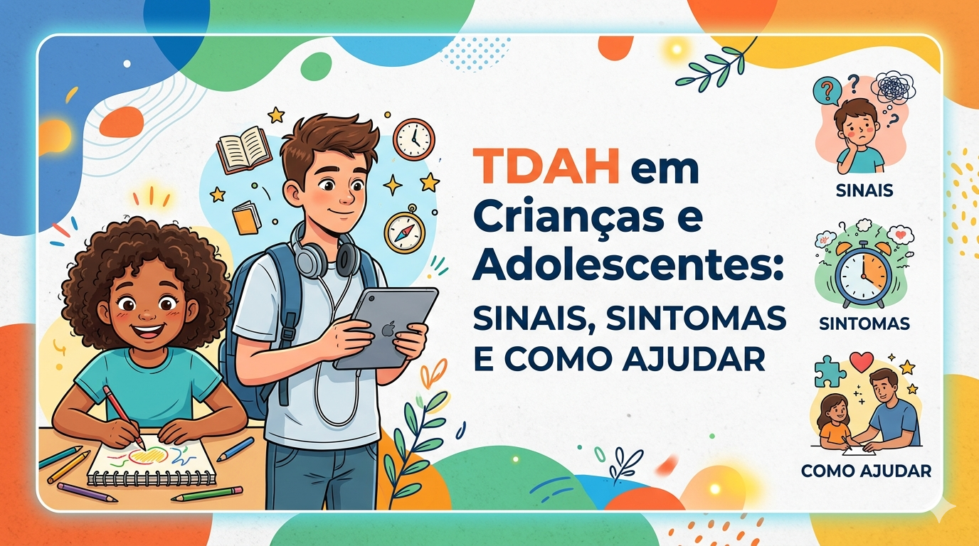TDAH em Crianças e Adolescentes: Sinais, Sintomas e Como Ajudar
