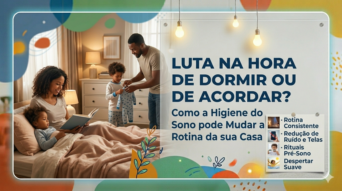 Luta na Hora de Dormir ou de Acordar? Como a Higiene do Sono pode Mudar a Rotina da sua Casa