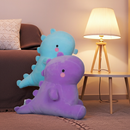 Dinossauro Squishy Ultra Macio de 50cm, brinquedo de pelúcia da Zem Kids para alívio da ansiedade e conforto.