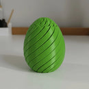 Ovo Articulado Geométrico 3D: Fidget Toy Sensorial e Anti-estresse Silk Gold