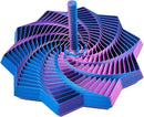 Brinquedo sensorial Estrela Sensorial 3D Hexa-Flow Zem Kids, girador expansível anti-estresse, com cores vibrantes e formato hexagonal