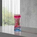 Ampulheta líquida sensorial Zem Kids, brinquedo com cronômetro visual para promover calma e foco, com design colorido e atraente.