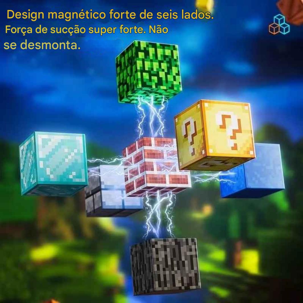 Blocos de Construção Magnéticos 3D – Kit de Engenharia Sensorial com 50 Peças - Zem Kids