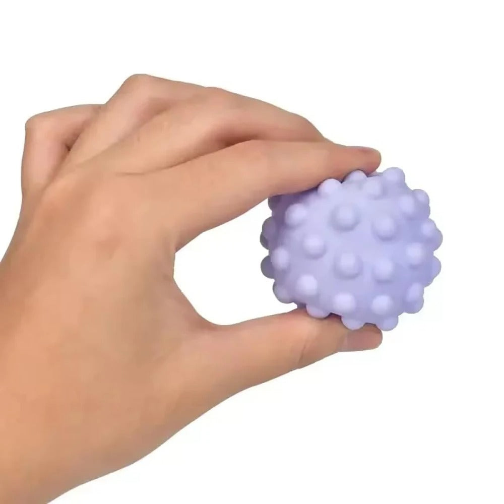 Kit de Bolas Sensoriais Táteis – Conjunto com 6 Texturas para Exploração e Relaxamento - Zem Kids
