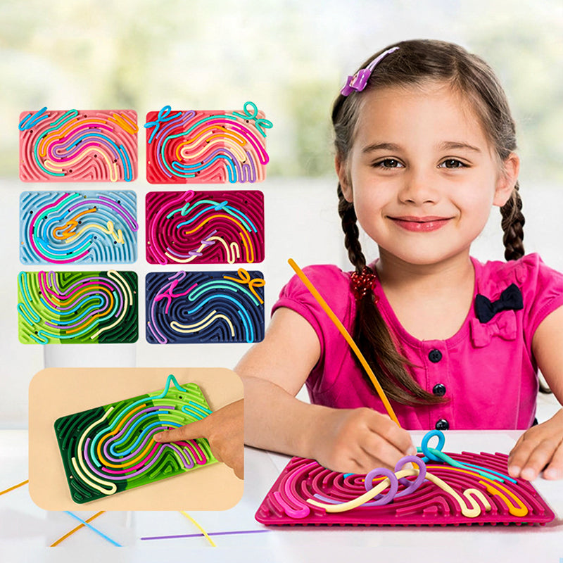 Placa Sensorial SilentFlow – Brinquedo Terapêutico de Silicone para Foco e Calma - Zem Kids