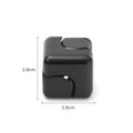 Cubo giroscópio metálico premium Zem Kids, brinquedo sensorial 2 em 1 para relaxamento e alívio da ansiedade.