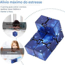 Cubo Infinito de Alta Resistência (ABS) – Fidget Toy para Foco, TDAH e Alívio da Ansiedade - Zem Kids