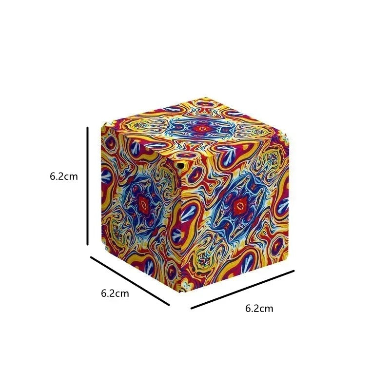 Cubo Mágico Magnético Infinito 3D: Quebra-Cabeça Geométrico e Fidget Toy Anti-estresse