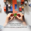Blocos de Construção Magnéticos 3D – Kit de Engenharia Sensorial com 50 Peças - Zem Kids