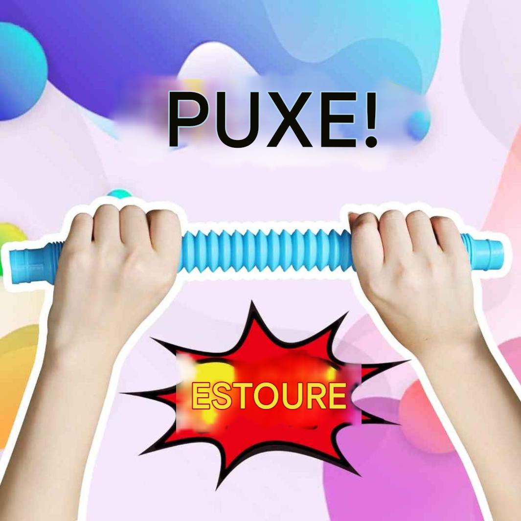 Kit Pop Tubes Sensoriais Zem Kids - Tubos de Esticar e Conectar (4 unidades) - Zem Kids