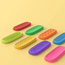 Kit com 8 plaquinhas sensoriais de silicone da Zem Kids, brinquedos calmantes para autismo e ansiedade, com zonas das emoções.