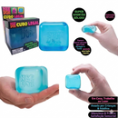 Brinquedo sensorial Nice Cube da Zem Kids, fidget toy maleável anti-estresse para foco e relaxamento, em tom vibrante.