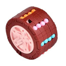 Cubo cilíndrico 3D mágico da Zem Kids, brinquedo Montessori com movimento fluido, fidget e giroscópio sensorial para estímulo sensorial.