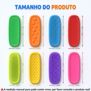 Kit com 8 plaquinhas sensoriais de silicone da Zem Kids, brinquedos calmantes para autismo e ansiedade.