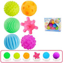 Kit de Bolas Sensoriais Táteis – Conjunto com 6 Texturas para Exploração e Relaxamento - Zem Kids