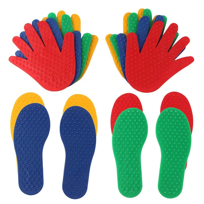 Kit Circuito Psicomotor Zem Kids – Trilhas Sensoriais Mãos e Pés (Coordenação e Foco) - Zem Kids