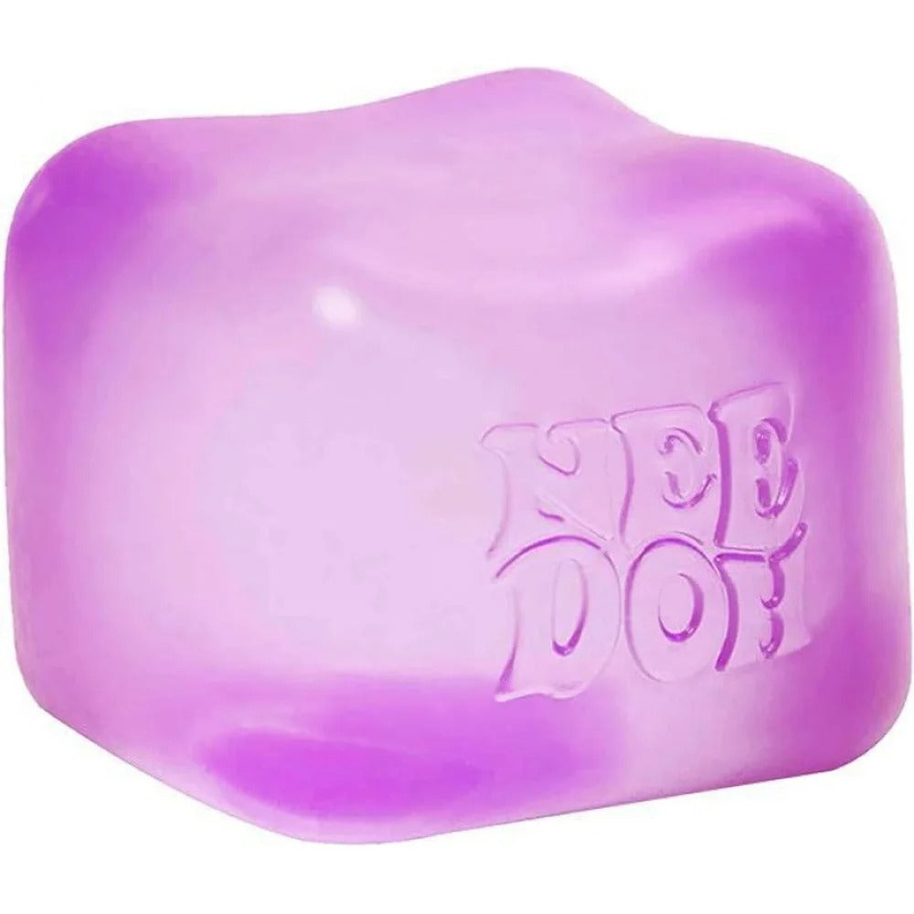 Cubo sensorial Nice Cube da Zem Kids, brinquedo fidget maleável antiestresse para foco e calma, em cores vibrantes.