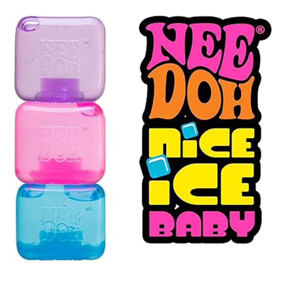 Cubo sensorial Nice Cube da Zem Kids, brinquedo fidget maleável antiestresse para foco e calma, em cores vibrantes.