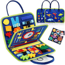 Maleta Sensorial Montessori Premium – 16 Atividades de Coordenação Motora e Vida Diária - Zem Kids