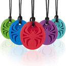 Colar Sensorial Circular Spider – Mordedor de Silicone para Foco e Alívio da Ansiedade - Zem Kids
