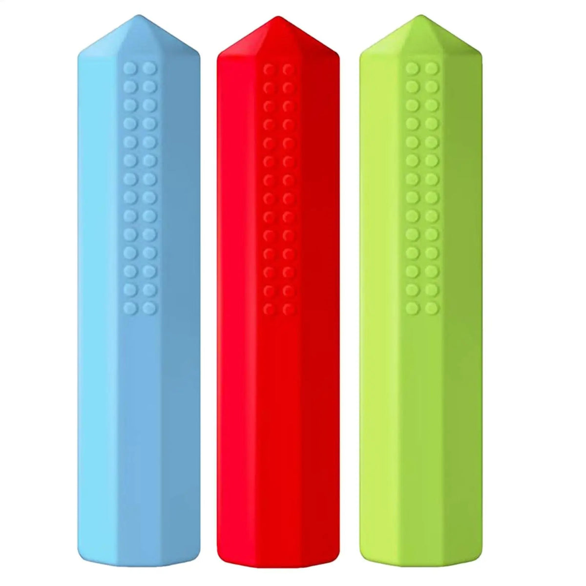 Capas Sensoriais Cristal para Lápis – Kit com 3 Unidades para Foco e Autorregulação - Zem Kids