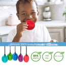 Colar Sensorial Circular Spider – Mordedor de Silicone para Foco e Alívio da Ansiedade - Zem Kids
