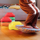 Kit Pedras de Equilíbrio Sensoriais Zem Kids – Kit Aventura e Coordenação (PVC Macio) - Zem Kids