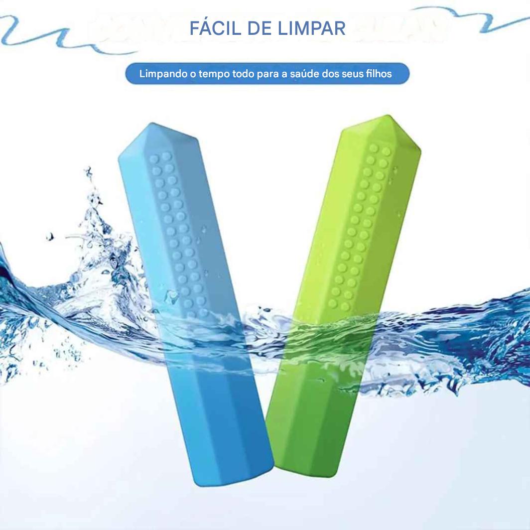 Capas Sensoriais Cristal para Lápis – Kit com 3 Unidades para Foco e Autorregulação - Zem Kids