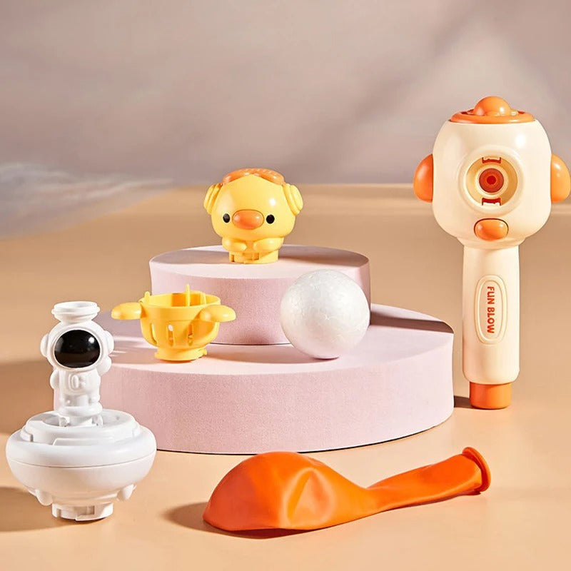 Treinador de Sopro e Fluxo de Ar 3 em 1 – Exercitador Respiratório para Desenvolvimento da Fala - Zem Kids