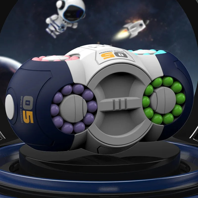 Giroscópio orbital de oito lados para dedo, brinquedo sensorial anti-estresse da Zem Kids, tamanho de 14cm, divertido e relaxante